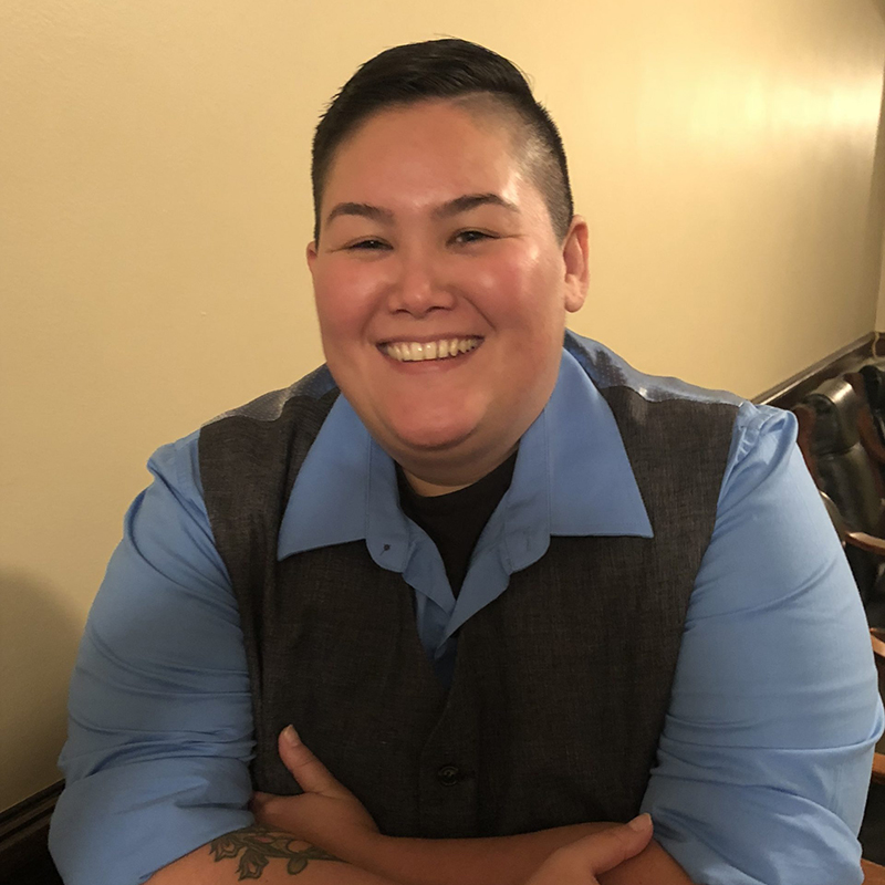 Miyo Hall-Kennedy (they/she) is the Training Coordinator with Equity in the Center