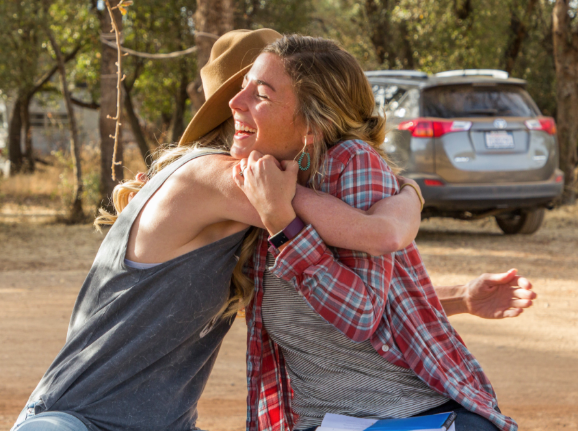 hugging Hugging People